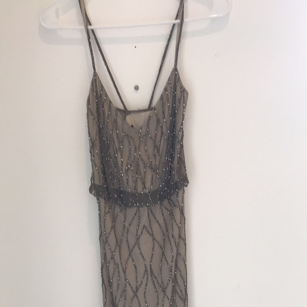 Andriamma pattell designer dress very long